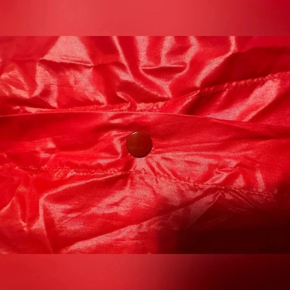 LLOYD ALLEN Vintage Nylon Rain Jacket Red Women’s Size s - Picture 3 of 8